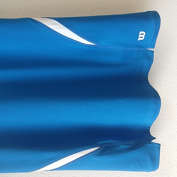 Wilson Tennis Dress Blue & White Team Built in Bra - Picture 3 of 10